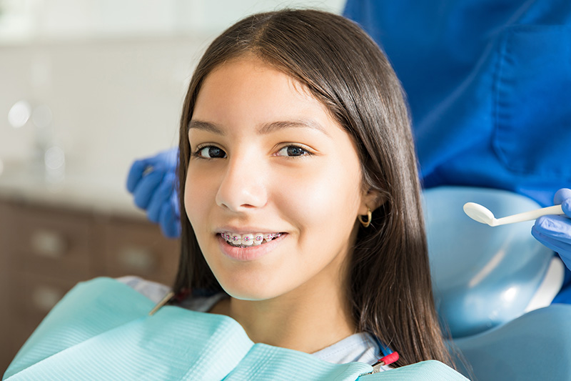 Girl With Braces